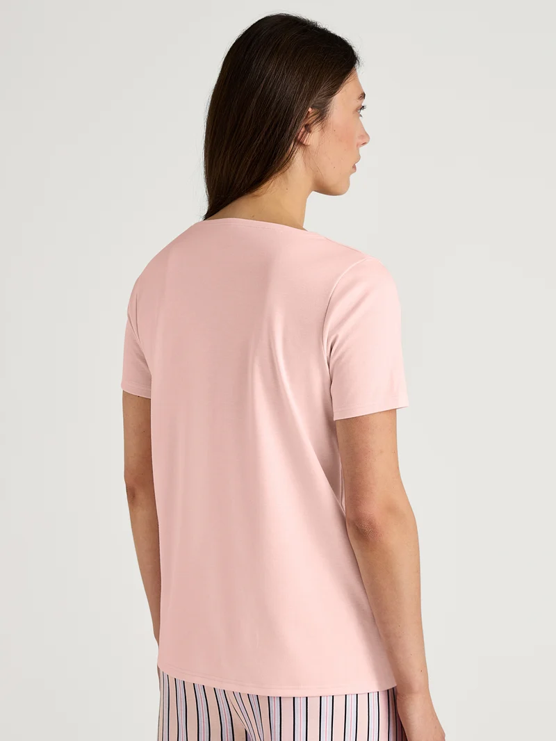 DAMEN Shirt kurzarm, pearl blush