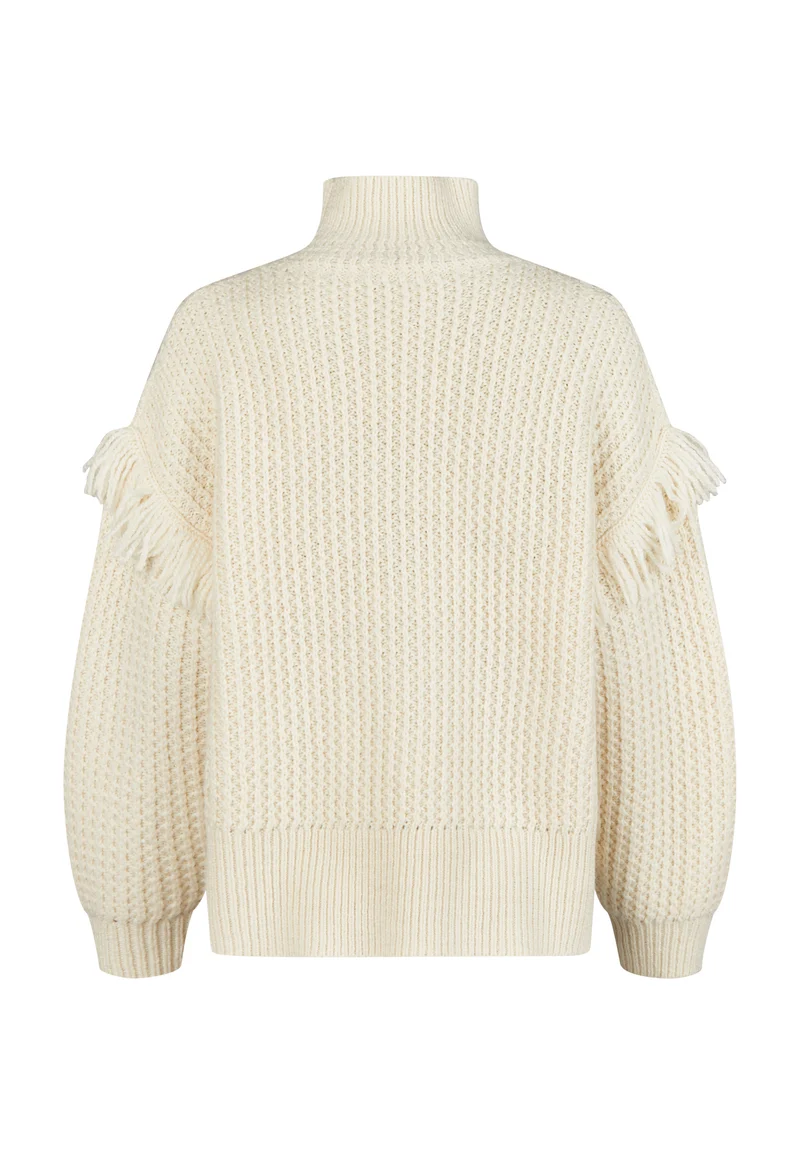 Pullover mit Fransendetails