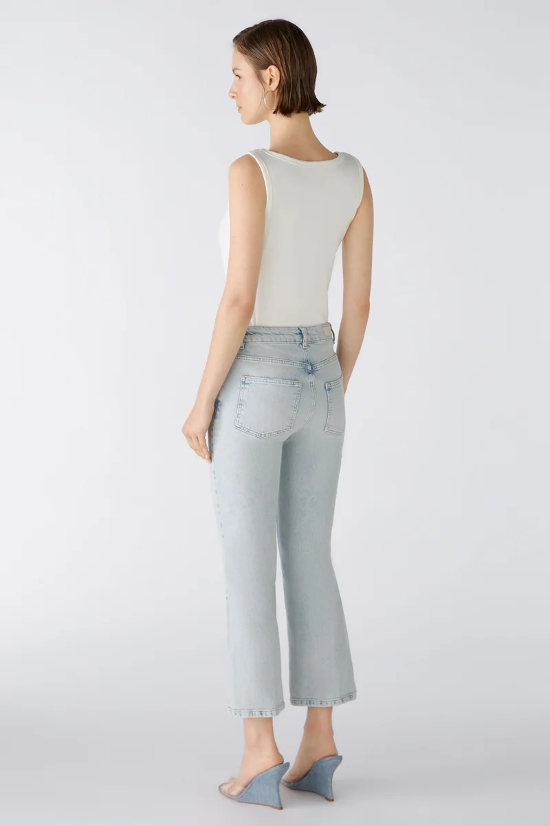 Jeans EASY KICK mid waist, cropped