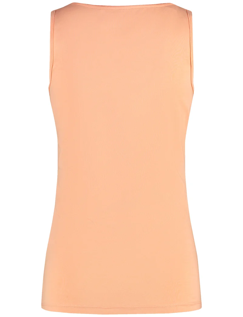 Basic Top aus nachhaltigem Baumwoll-Stretch
