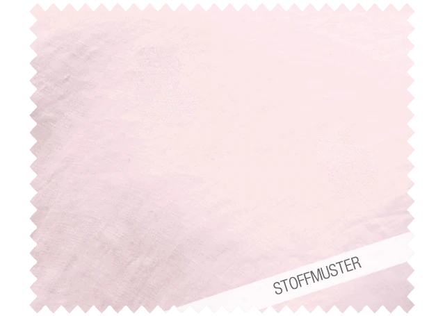 Stoffmuster zu Bettwäsche Garngefärbtes Dreiviertel Leinen Rose