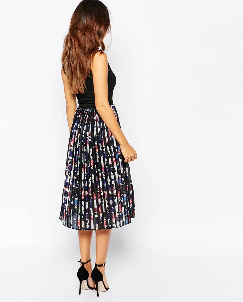 Pleated Skirt Dress