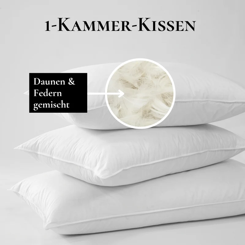 First Class Daunen Kopfkissen