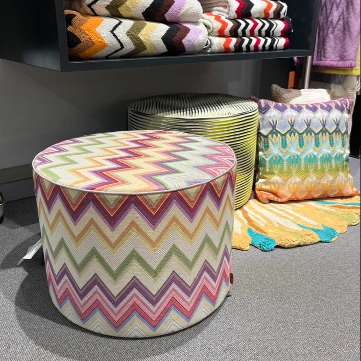 Zylinderförmiger Pouf Agadir