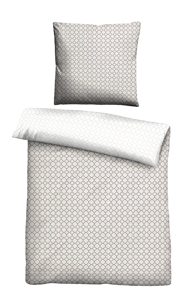biberna Mako-Satin Bettwäsche Grafik Mix & Match (0636045)