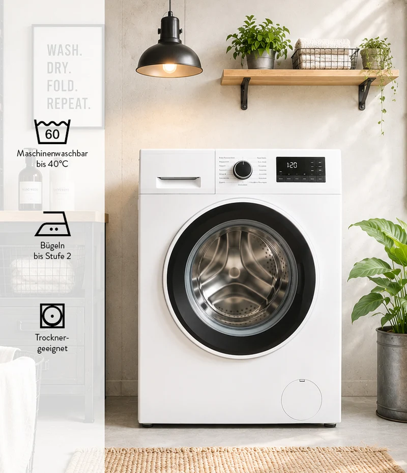 Castell Polycotton Biber Streifen – Petrol (0350386)