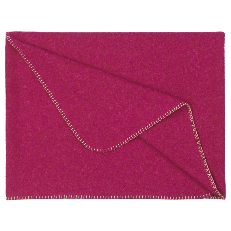 Steiner1888 Wolldecke Alina Magenta