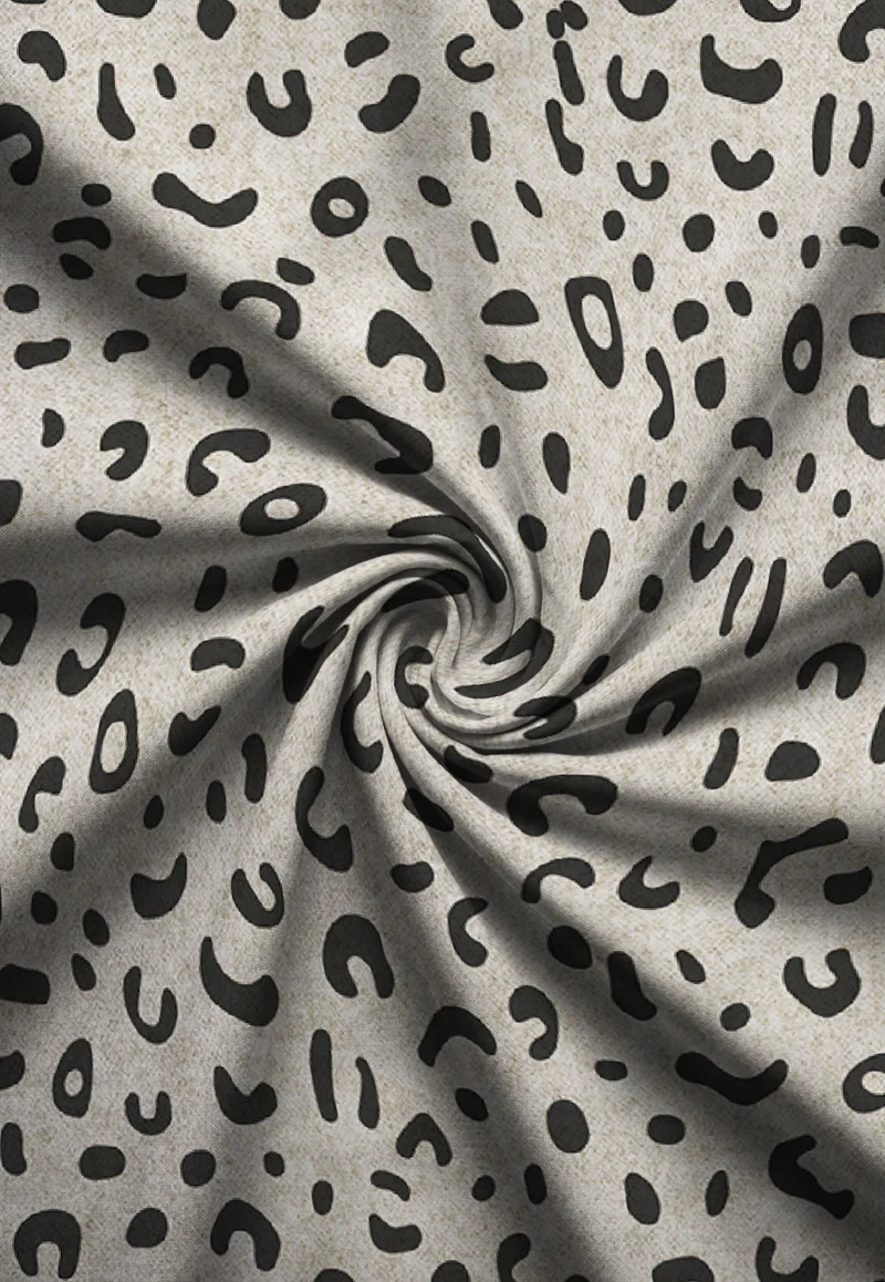 biberna Melange-Flanell Bettwäsche Animal Print – Kitt (0847266)