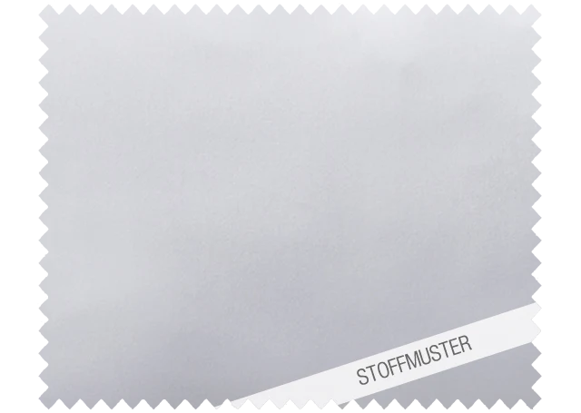 Stoffmuster zu Bettwäsche Mako-Satin weiss