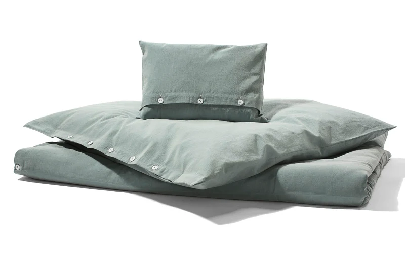 Bettwäsche Stonewashed Denim Jade