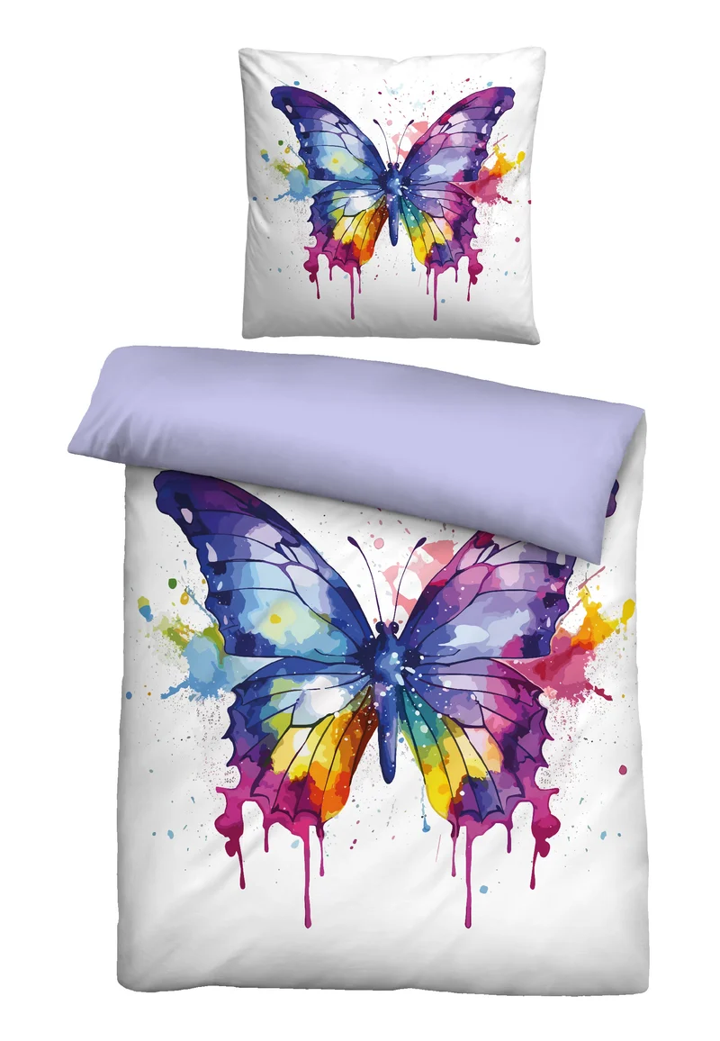 biberna Linon Bettwäsche – Bunt (0044483)