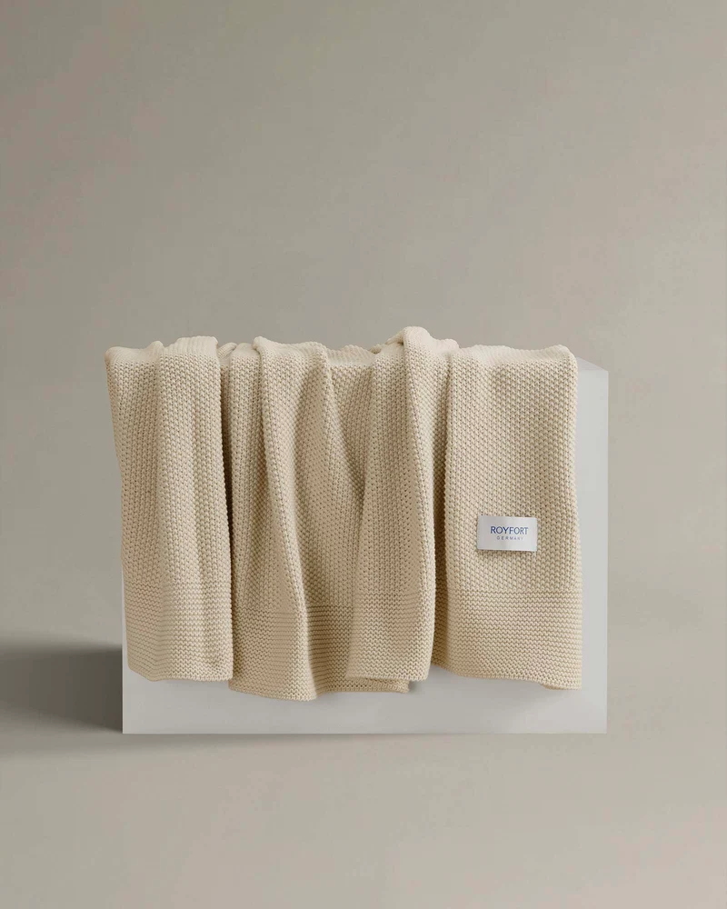Strickmusterdecke