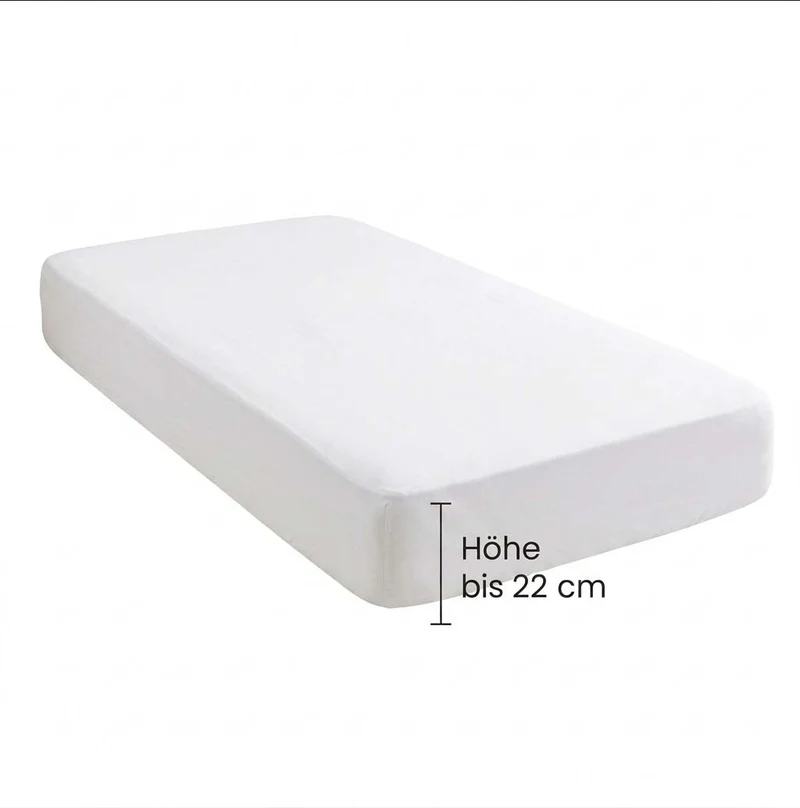 biberna Frottee-Stretch Spannbetttuch (0012344)