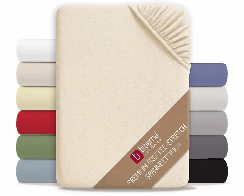 biberna Frottee-Stretch Spannbetttuch (0012344)