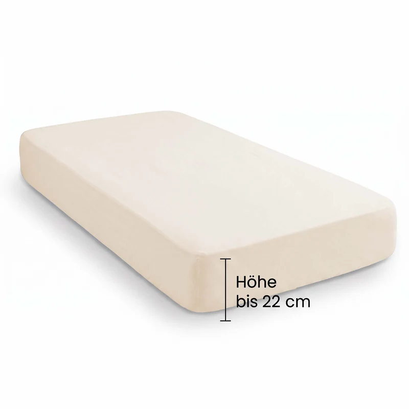 biberna Frottee-Stretch Spannbetttuch (0012344)