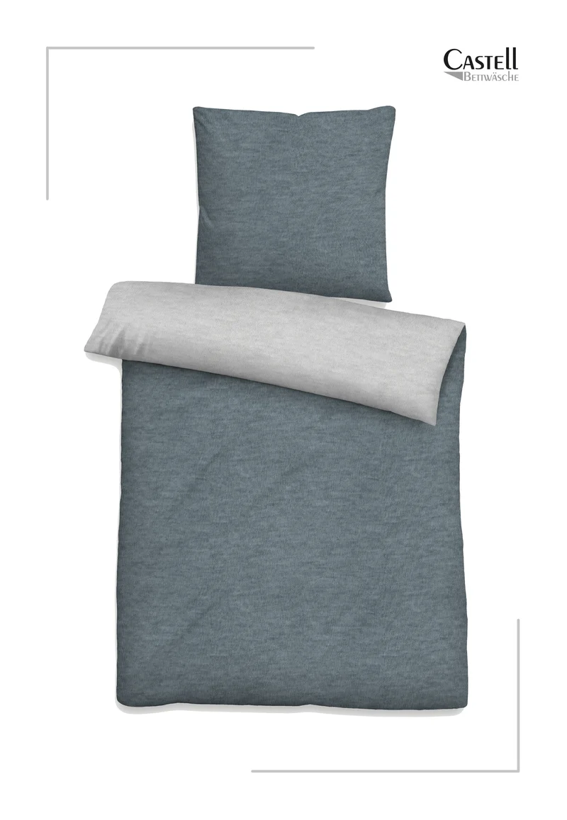 Castell Jersey Bettwäsche – Titanium (0070732)