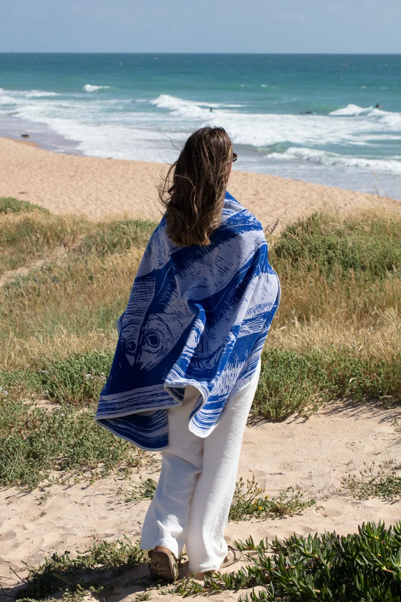 Beach Towel “Sardigna” by Dario Cortese - XL 100% Cotton