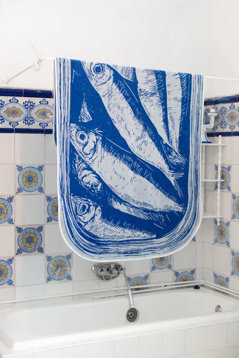 Beach Towel “Sardigna” by Dario Cortese - XL 100% Cotton