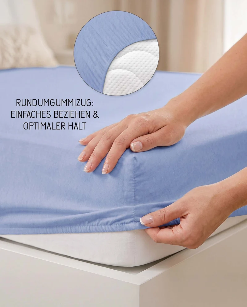 biberna Feinbiber Spannbetttuch (0002744)