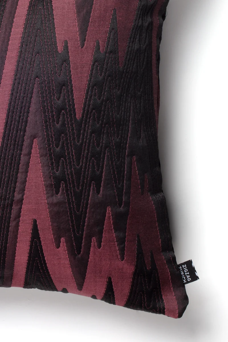 Two Tone Cushion "Zigzagone" - Rose