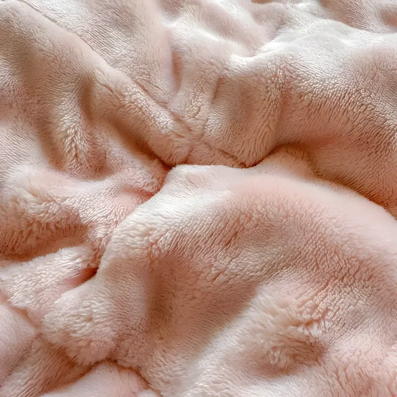 Winter Matratzenbezug aus Milchsamt | Warmer rutschfester Bettbezug mit weicher Oberfläche | Maschinenwaschbar bei 30 °C