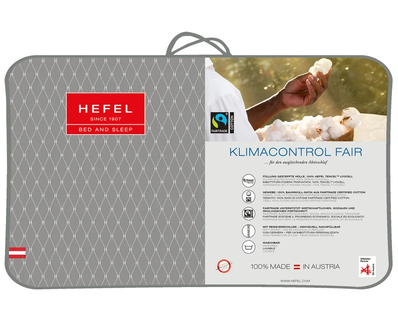 Bettdecke mit TENCEL™ Füllung"Klimacontrol Fair medium"