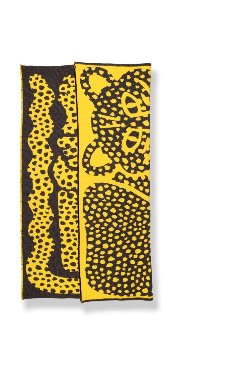 Locarno Film Festival Cotton Blanket “Dotty Leopard” by Jody Barton