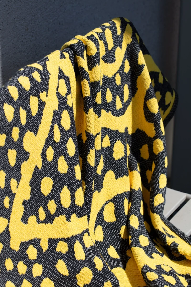 Locarno Film Festival Cotton Blanket “Dotty Leopard” by Jody Barton