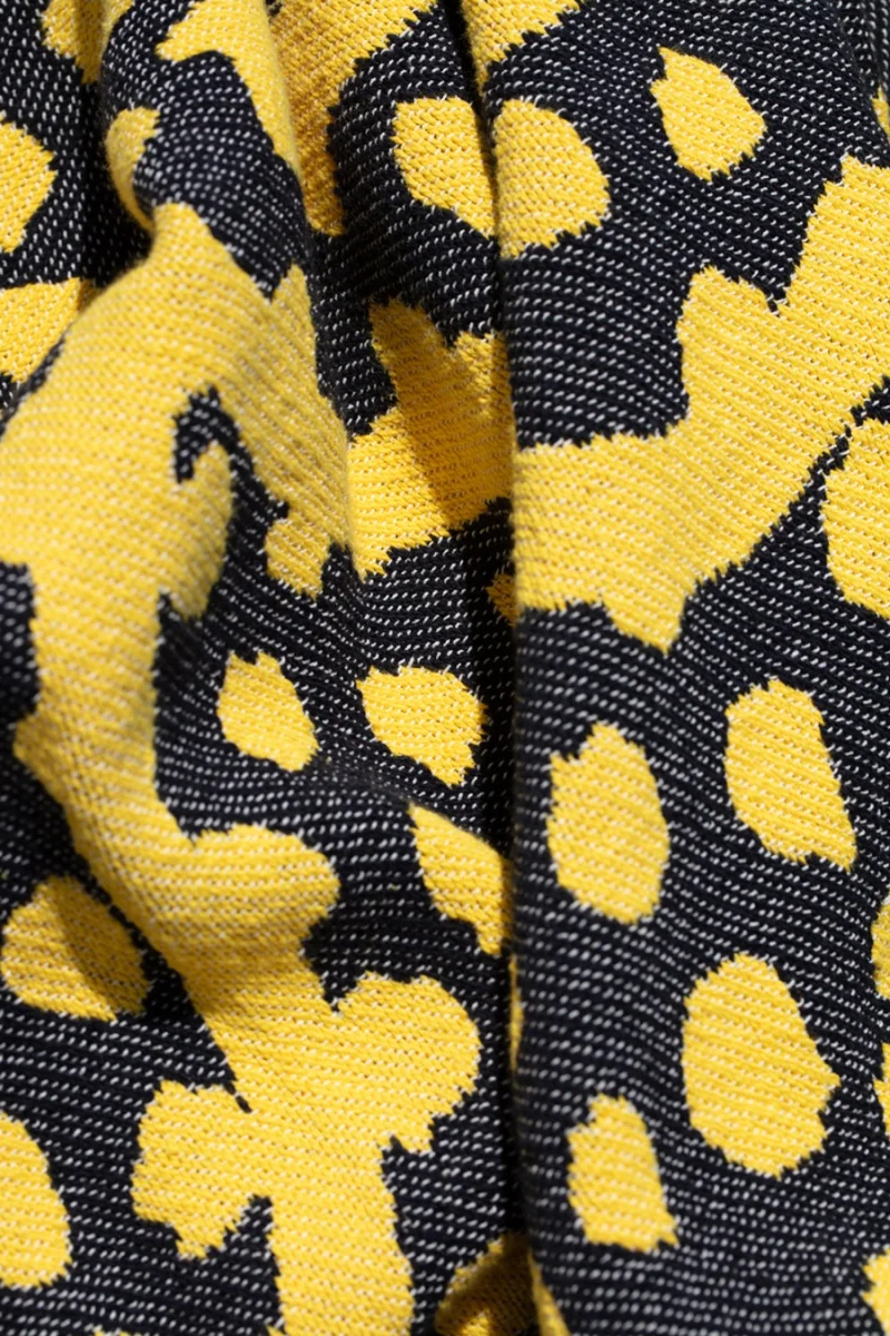 Locarno Film Festival Cotton Blanket “Dotty Leopard” by Jody Barton