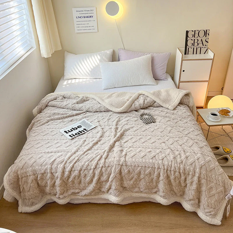 Kuscheldecke Damen | Weiche atmungsaktive Wohndecke für Sofa und Bett | Maschinenwaschbar und schnelltrocknend