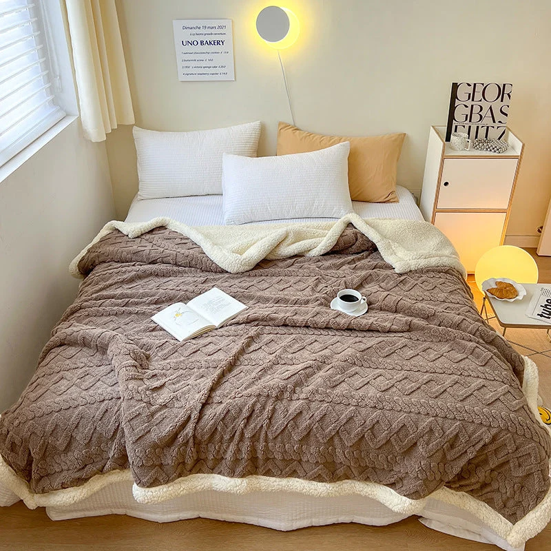 Kuscheldecke Damen | Weiche atmungsaktive Wohndecke für Sofa und Bett | Maschinenwaschbar und schnelltrocknend