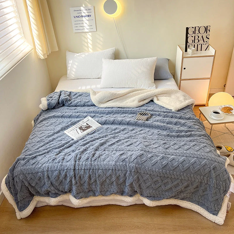 Kuscheldecke Damen | Weiche atmungsaktive Wohndecke für Sofa und Bett | Maschinenwaschbar und schnelltrocknend
