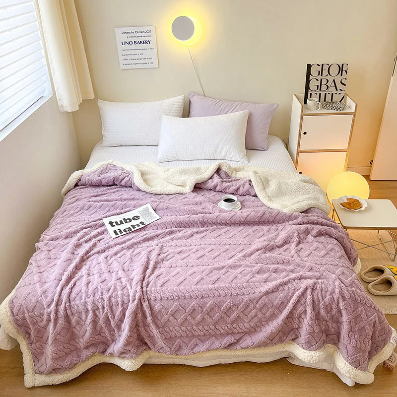 Kuscheldecke Damen | Weiche atmungsaktive Wohndecke für Sofa und Bett | Maschinenwaschbar und schnelltrocknend