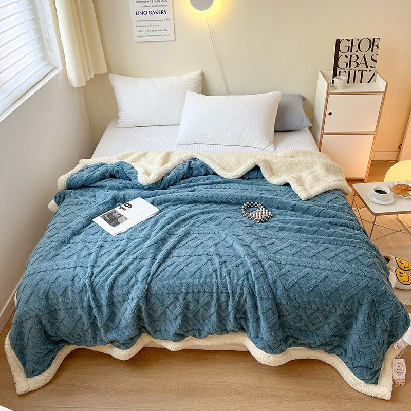 Kuscheldecke Damen | Weiche atmungsaktive Wohndecke für Sofa und Bett | Maschinenwaschbar und schnelltrocknend