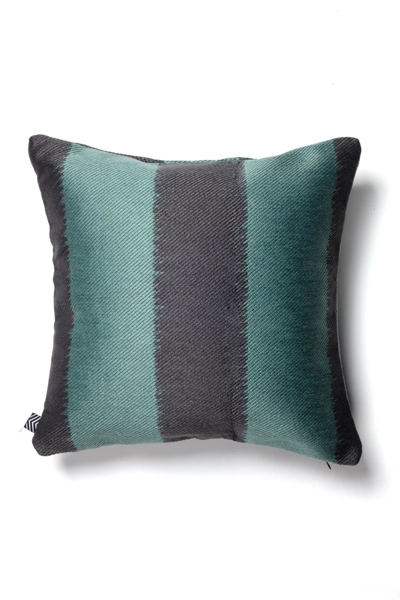 Indoor Outdoor Cushion "One Love" - Charcoal Petrol
