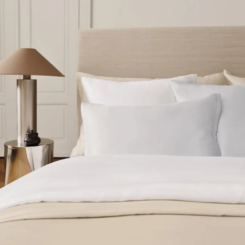 Satin Bettwäsche "Urban Micromodal Blanc"