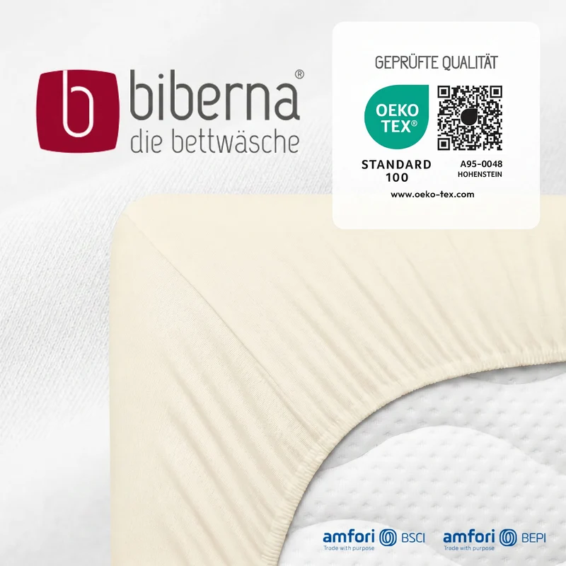 biberna Jersey-Elastic Spannbetttuch (0077866)