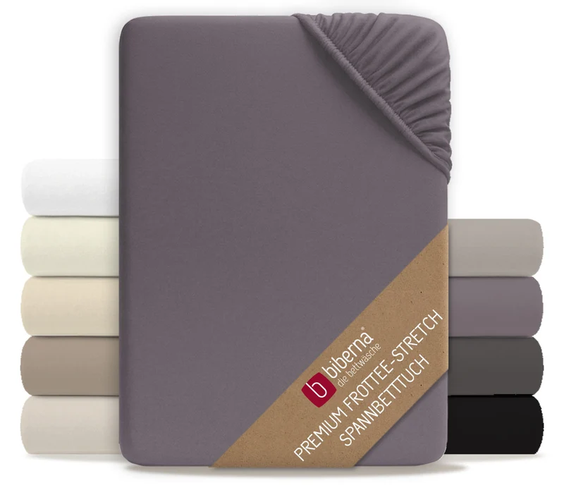 biberna Jersey-Elastic-Boxspring Spannbetttuch (0077640)