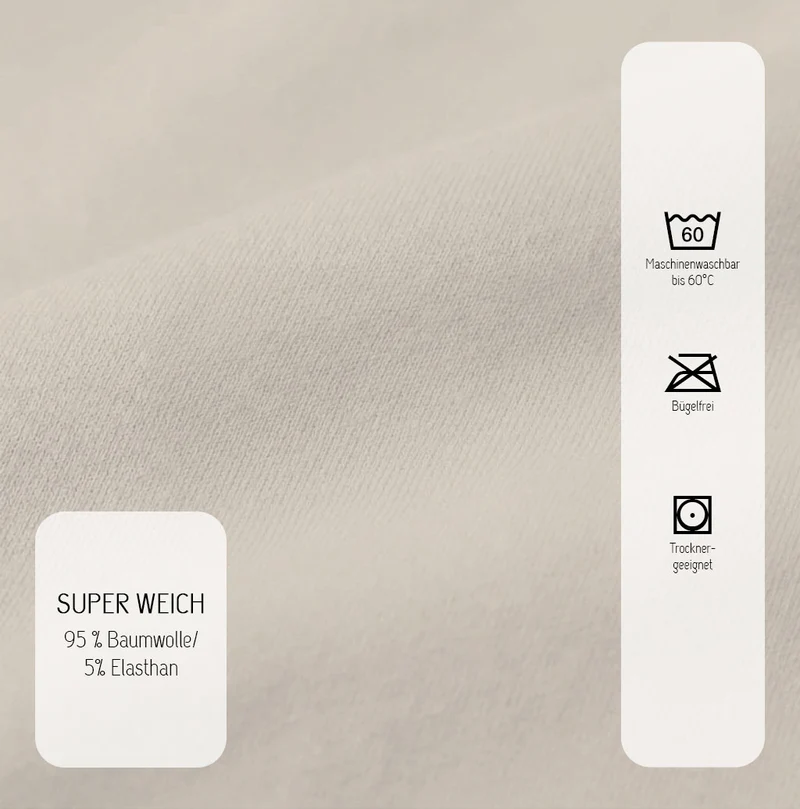 biberna Jersey-Elastic-Boxspring Spannbetttuch (0077640)