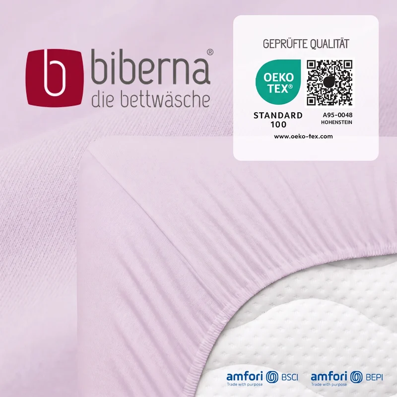 biberna Jersey Spannbetttuch (0077155)