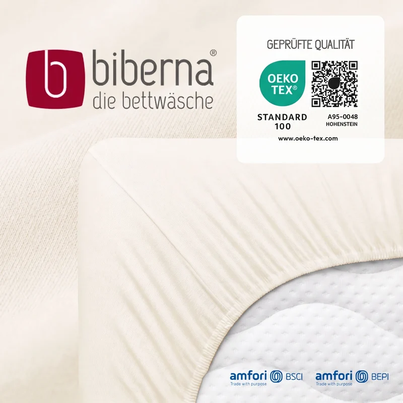 biberna Jersey Spannbetttuch (0077155)