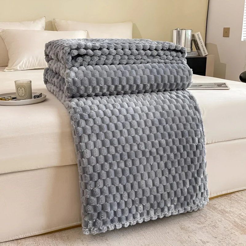 Kuscheldecke Mikrofaser | Superweiche warme Decke für Sofa und Bett | Wärmeisolierend und waschbar bei 30 °C