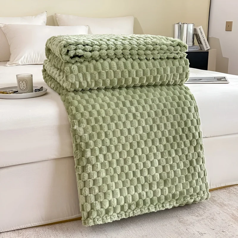 Kuscheldecke Mikrofaser | Superweiche warme Decke für Sofa und Bett | Wärmeisolierend und waschbar bei 30 °C