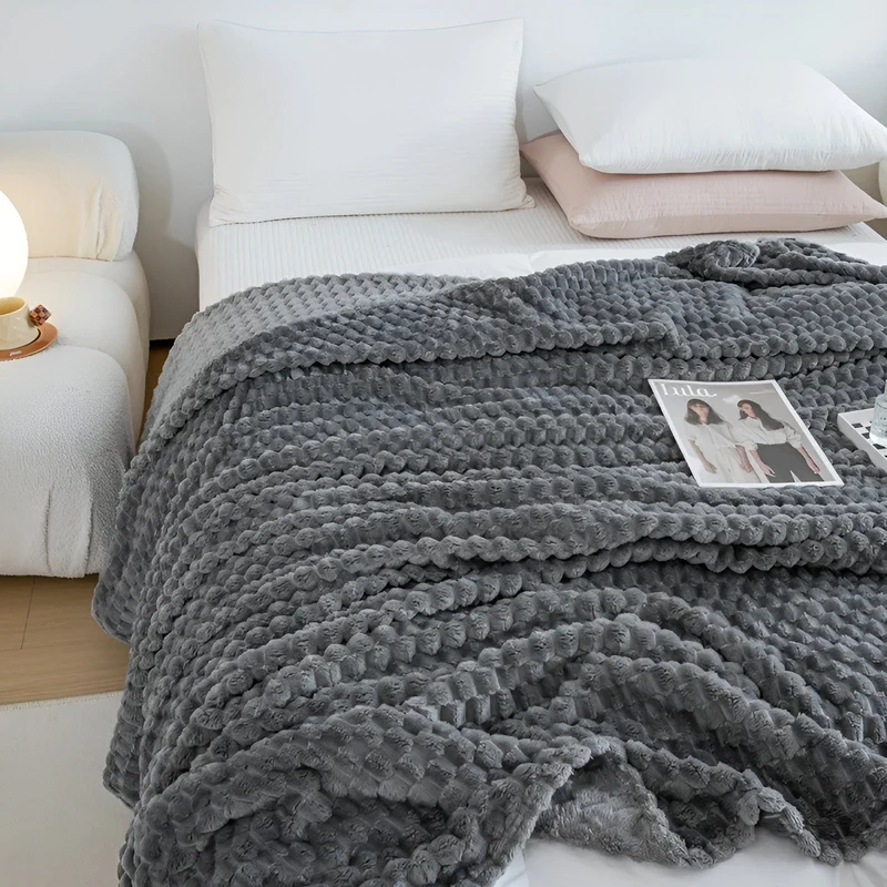 Kuscheldecke Mikrofaser | Superweiche warme Decke für Sofa und Bett | Wärmeisolierend und waschbar bei 30 °C