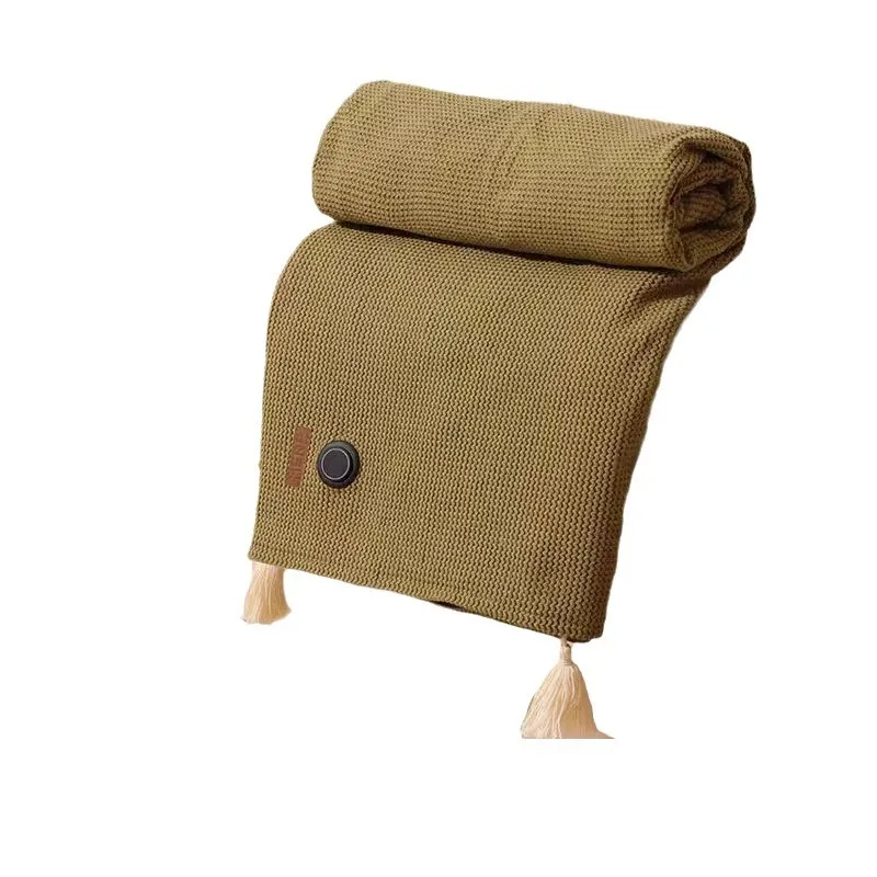 USB Heizdecke 150 × 80 cm | Wärmedecke mit 8 Heizzonen, 3 Heizstufen und 10 W für Zuhause, Büro, Reisen und Camping