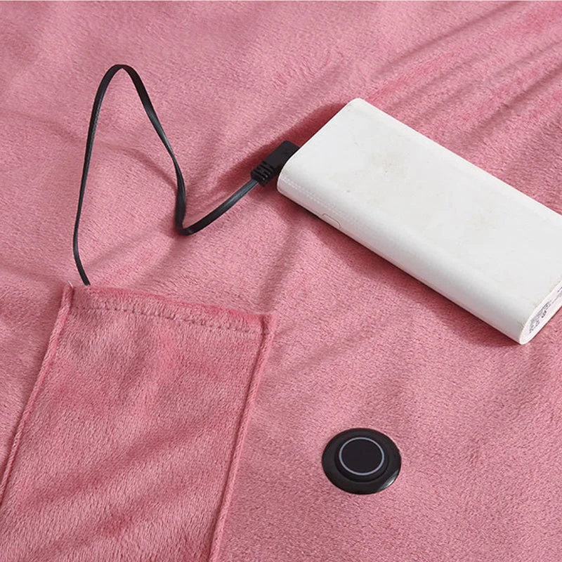 USB Heizdecke tragbar | Schnell wärmende Wärmedecke mit weichem Design für Zuhause, Büro, Auto und Reisen