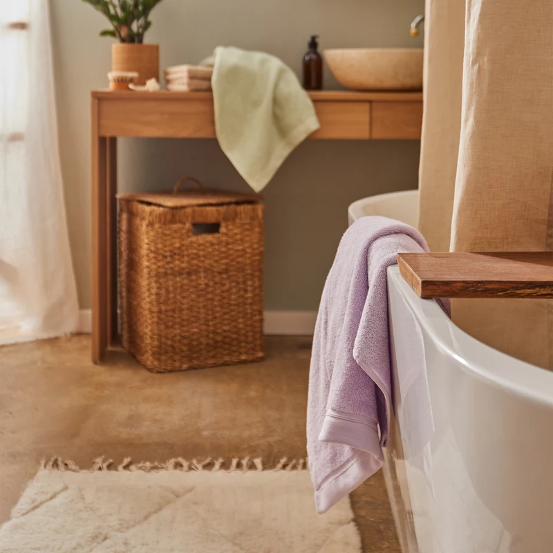 Baumwollhandtuch Faia [Mauve]