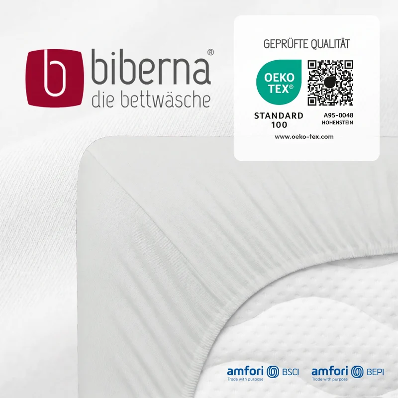 biberna Feinjersey Kinder-Spannbetttuch (0077144)