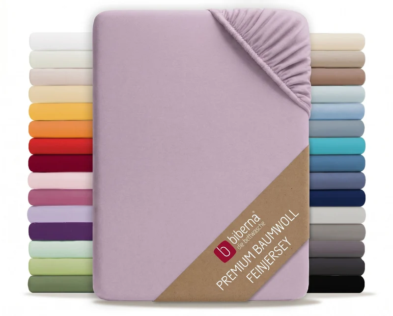 biberna Feinjersey Kinder-Spannbetttuch (0077144)