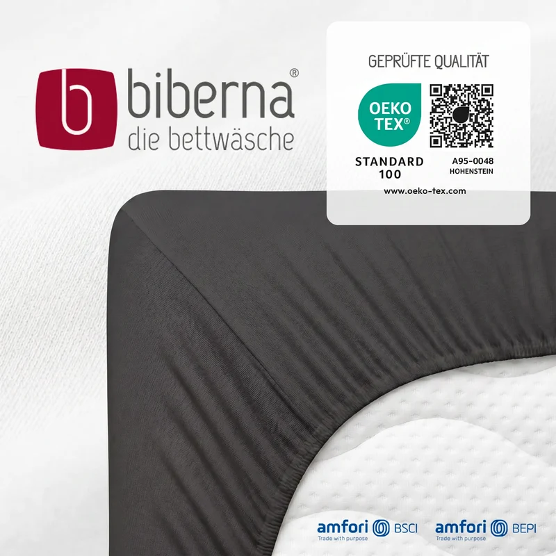 biberna Feinjersey Spannbetttuch (0077144)